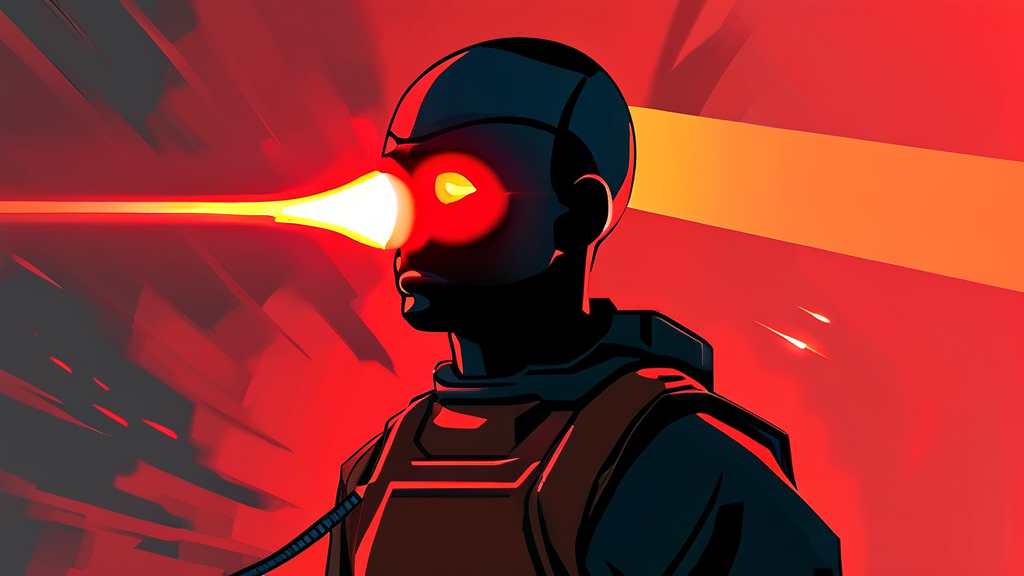 편두통, 전문의 진료가 필요한 위험 신호 (illustration 스타일)