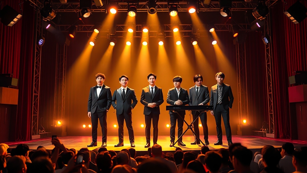 TOP7 무대 하이라이트 (realistic 스타일)