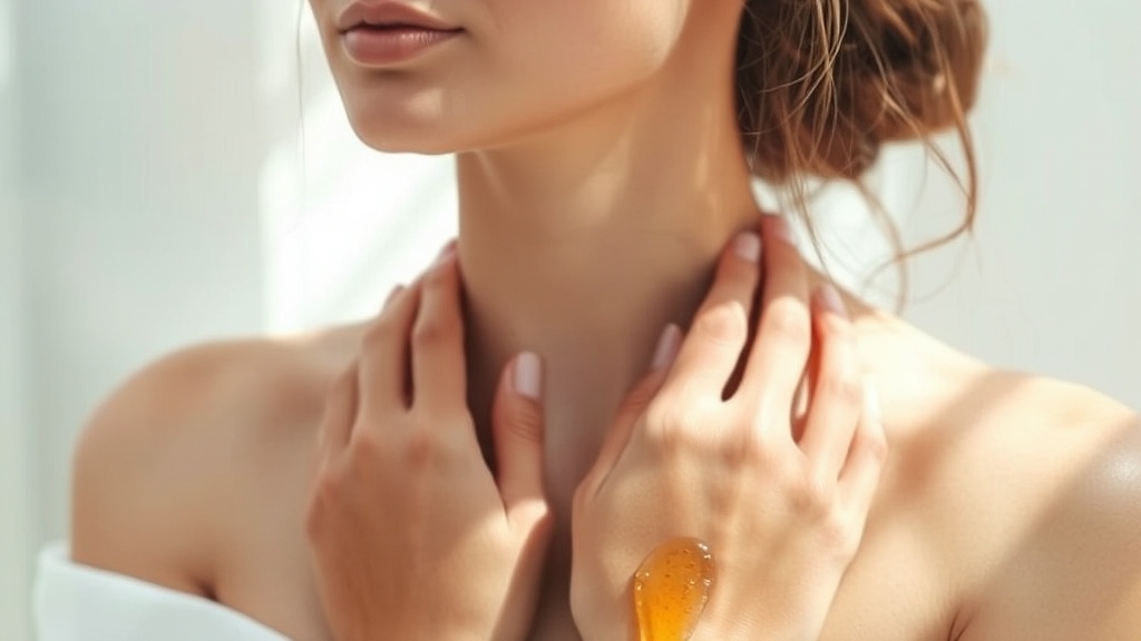 집에서 하는 데콜테 마사지 방법 (watercolor 스타일)