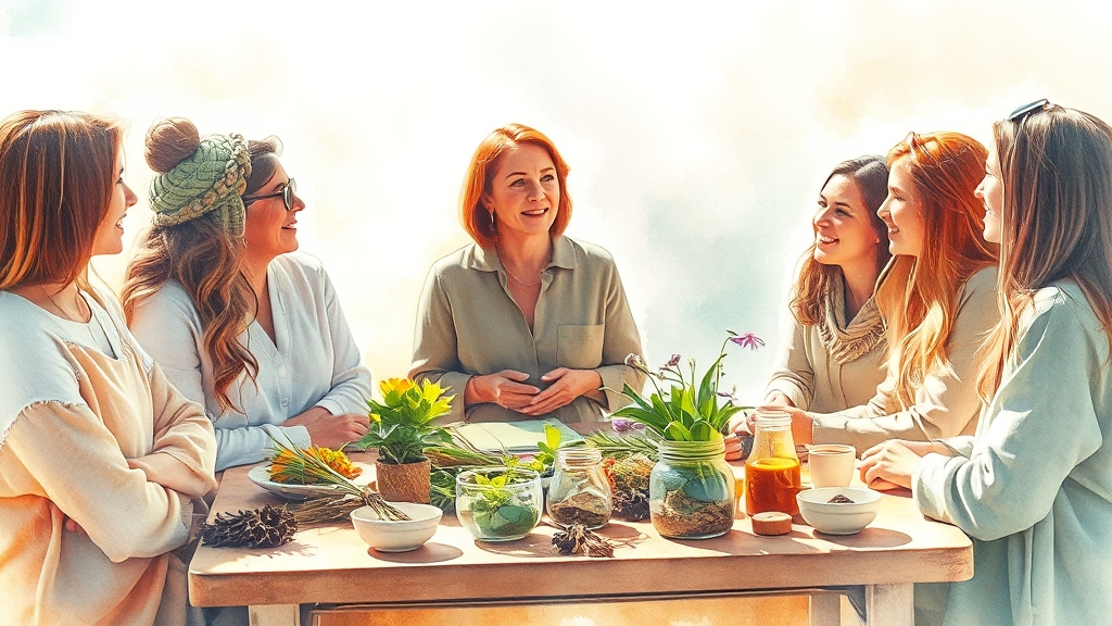 안전한 복용을 위한 주의사항 (watercolor 스타일)