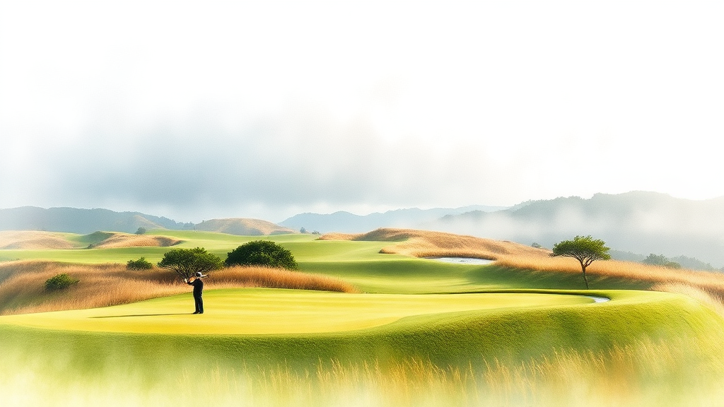 골프 패키지, 이것만은 꼭 비교하세요! (watercolor 스타일)