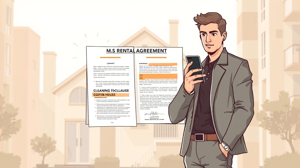 계약서, 꼼꼼히 확인! (illustration 스타일)