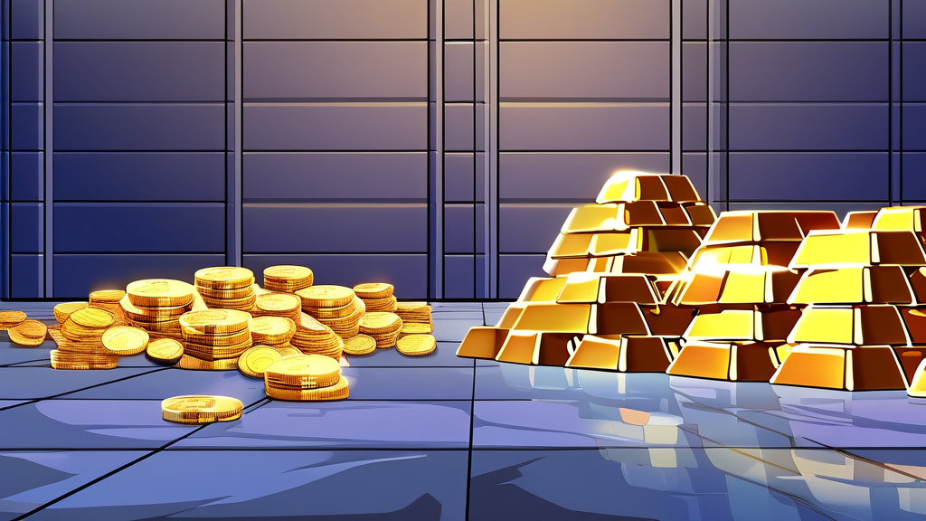 금 투자, ETF와 통장 중 나에게 맞는 선택은? (cartoon 스타일)