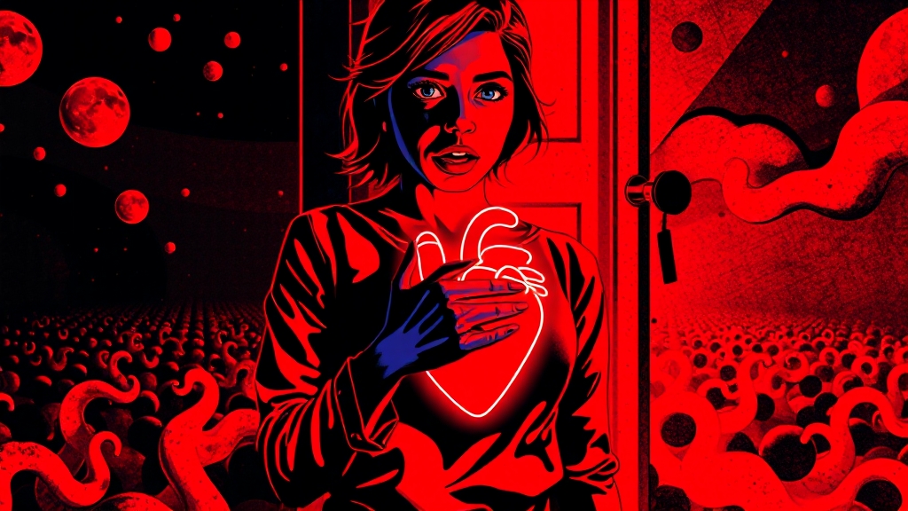 주요 증상과 자가 진단 (popart 스타일)