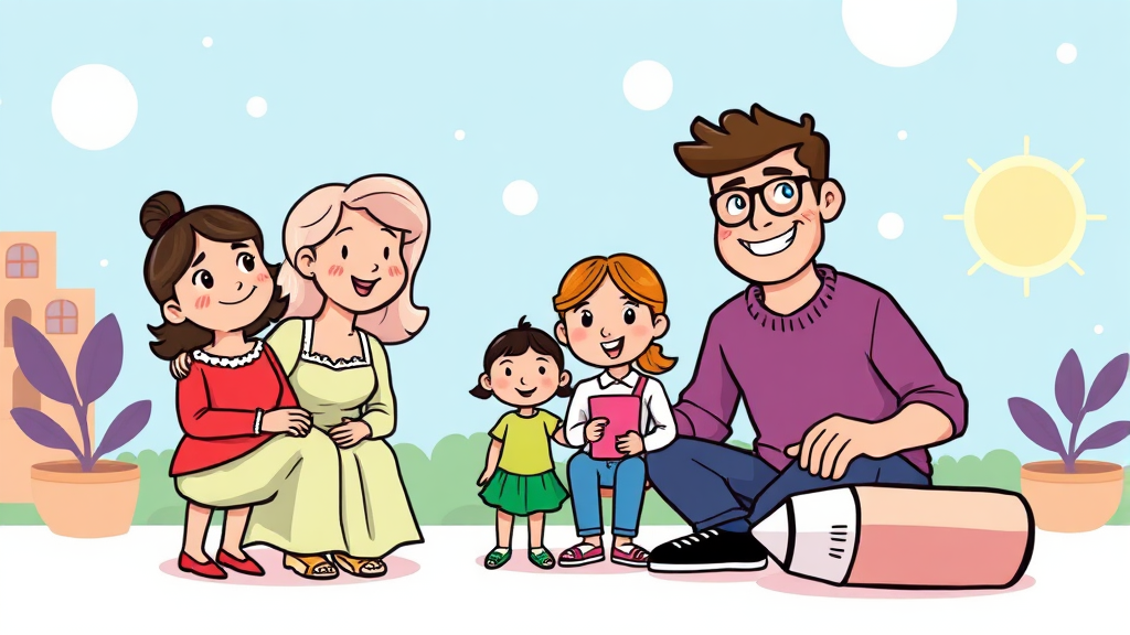 상속세 공제 항목 (cartoon 스타일)