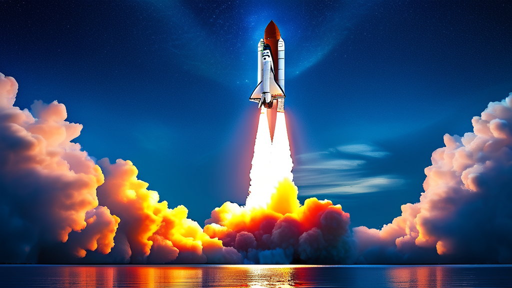 산업, 기술, 과학 발전 (realistic 스타일)