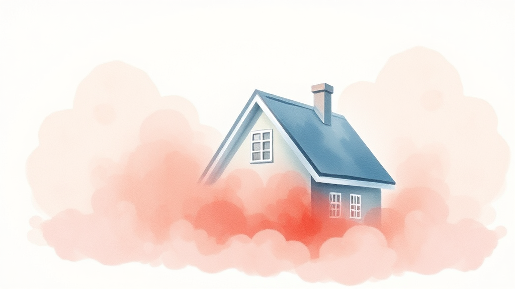 주택연금 활용 전략: 노후 재정 설계와 함께 (watercolor 스타일)