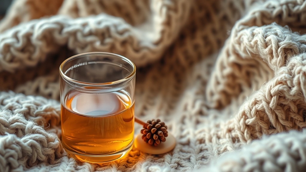 감기 완화 꿀팁, 약 말고도 있어요! (realistic 스타일)