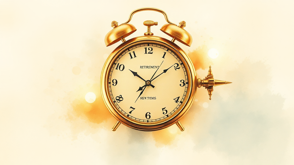 리스크 관리 및 장기 투자 전략 (watercolor 스타일)