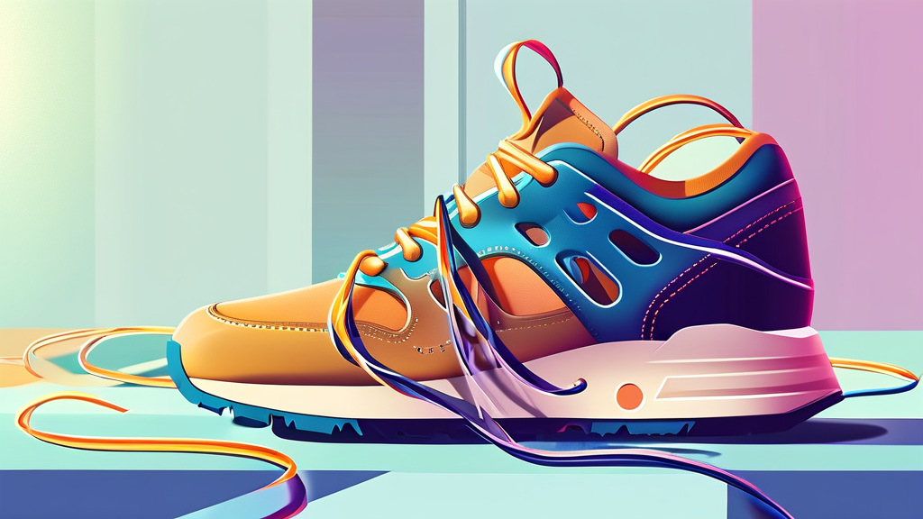 신발끈 재질별 관리 및 활용법 (illustration 스타일)