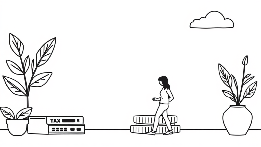 카드 납부 활용 팁 및 유의사항 (illustration 스타일)