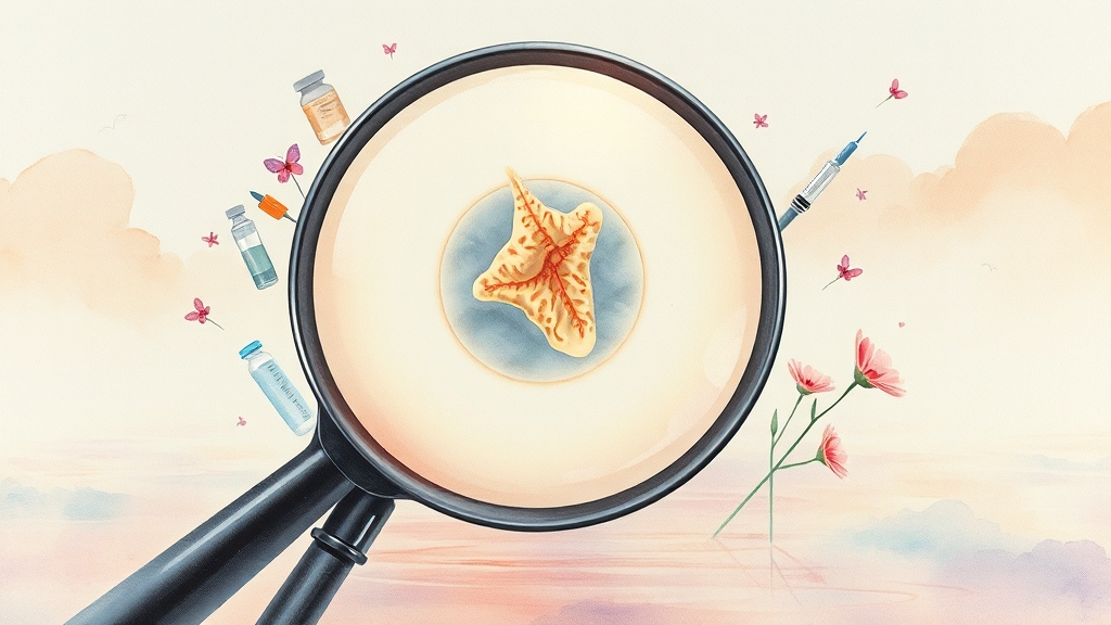 목 물혹, 치료 방법은? (watercolor 스타일)