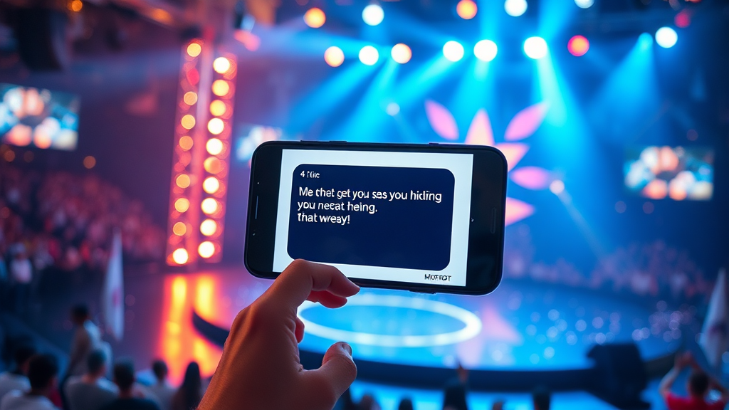 문자 투표 A to Z (realistic 스타일)