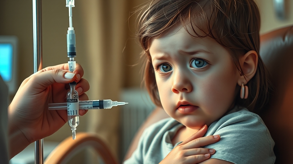 독감 백신과 실비 보험 (realistic 스타일)