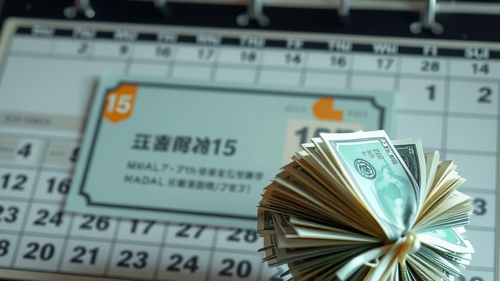 환급금 지급, 언제 받을 수 있나요? (realistic 스타일)