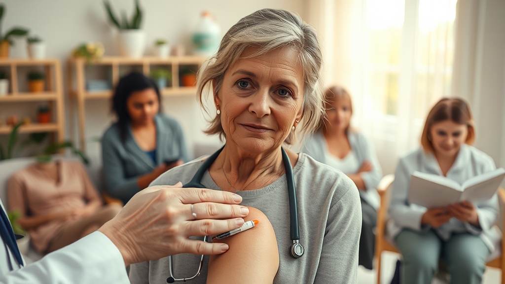 접종 전후 주의사항 (realistic 스타일)