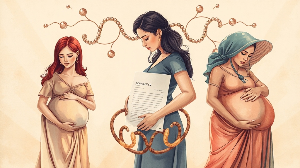 다태아, 고위험 임신은 어떻게 해야 할까요? (illustration 스타일)
