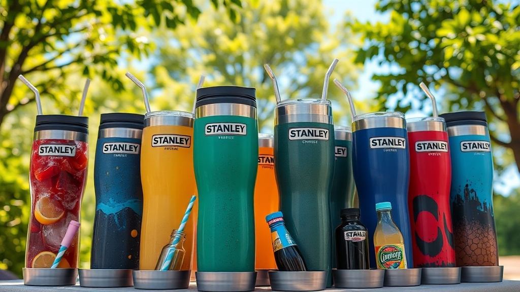 스탠리 텀블러, 종류별 특징 (realistic 스타일)