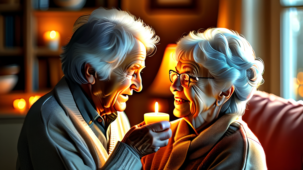 재가 복지 서비스: 집에서 받는 맞춤형 돌봄 (realistic 스타일)