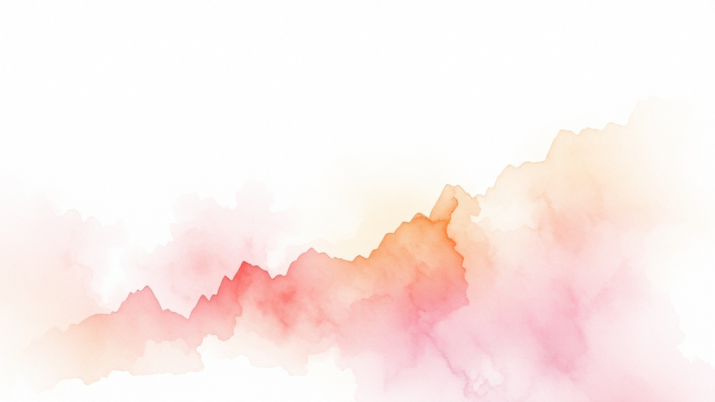 코스피 지수란? (watercolor 스타일)