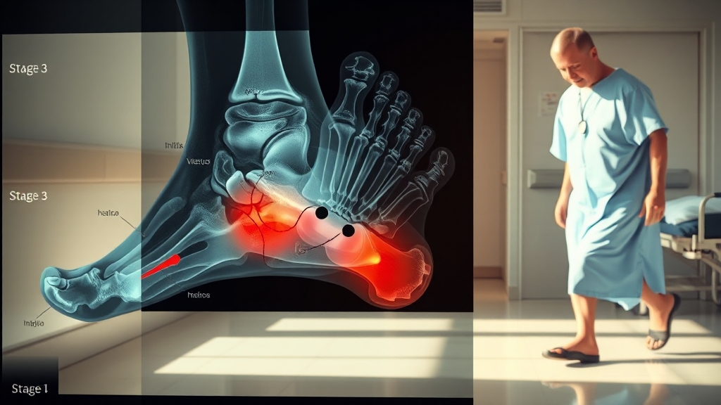 진단 및 진행 단계 (realistic 스타일)