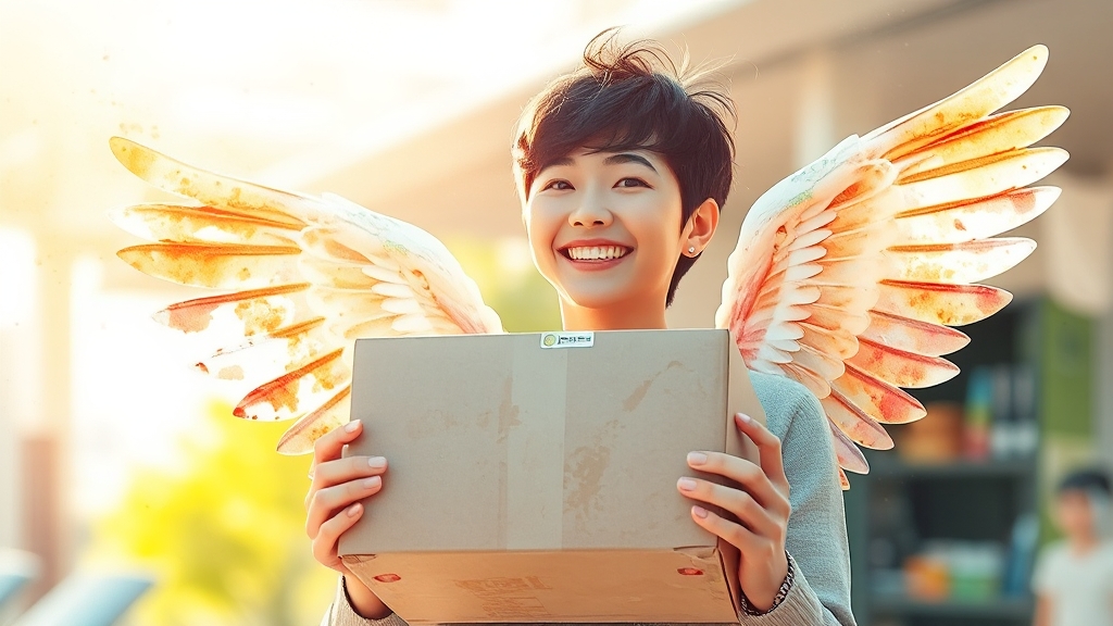 택배지원금, 어떤 혜택이? (watercolor 스타일)