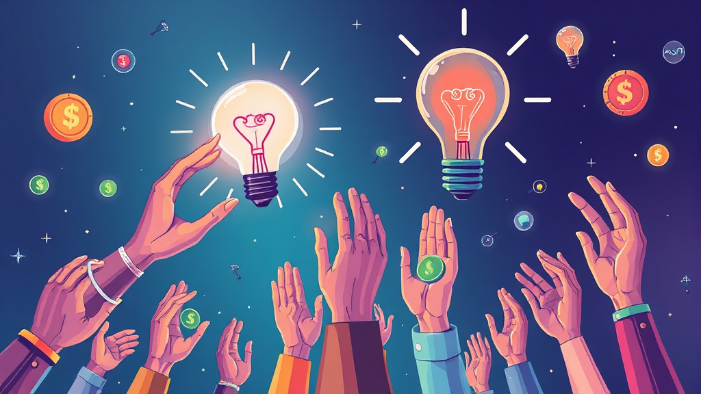 AI 부업 종류 & 수익화 (illustration 스타일)