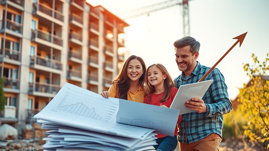 중도금 대출 금리 및 자격 조건 (realistic 스타일)