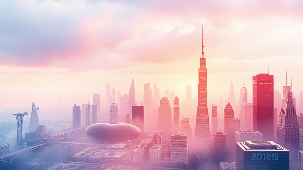 2026년 AI 시장, 어떻게 변할까? (watercolor 스타일)