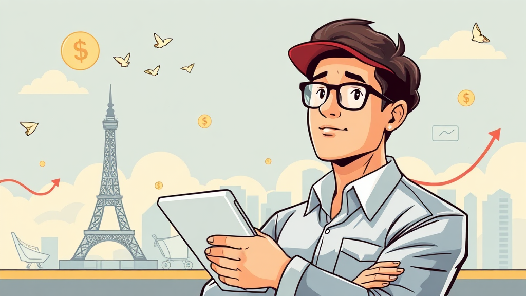 해외주식 투자 이유와 장점 (illustration 스타일)