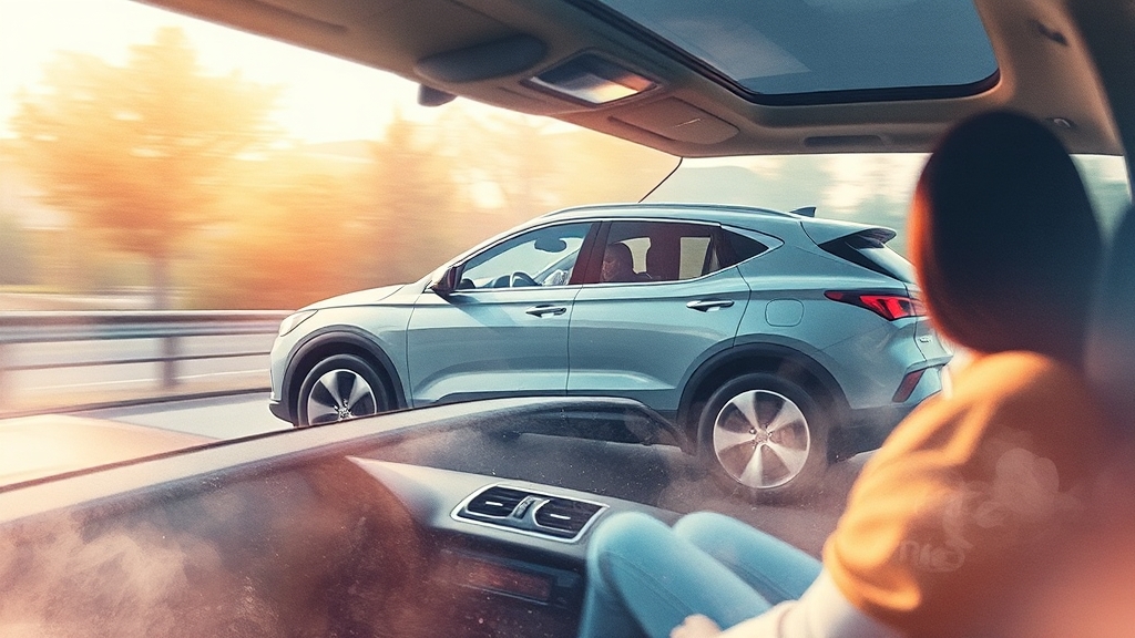 GV70 주행 성능 및 승차감 비교 (watercolor 스타일)