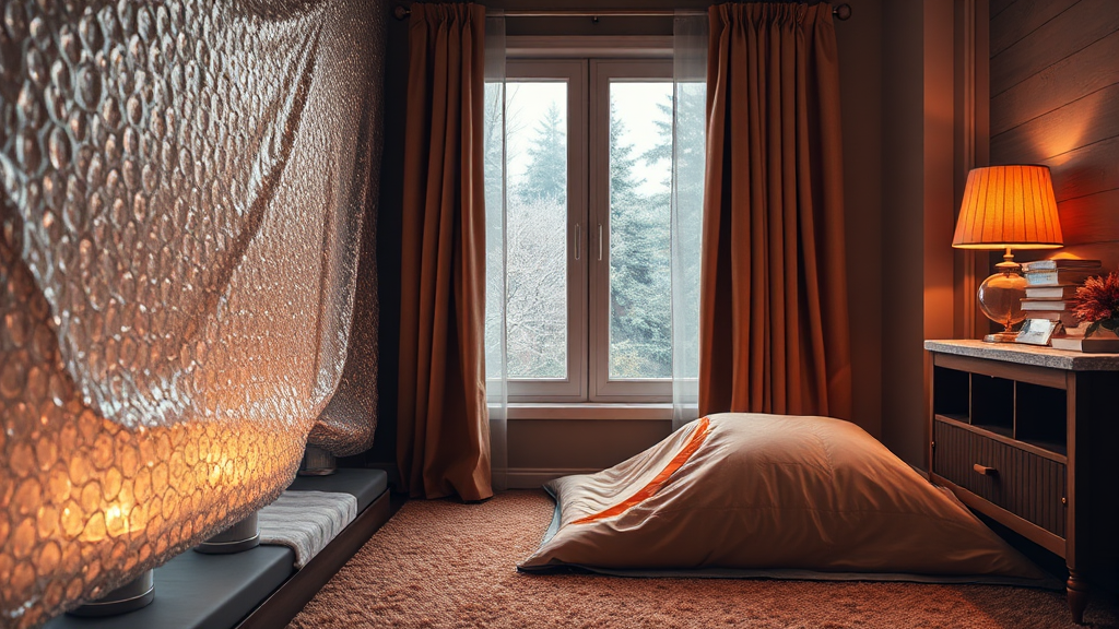 외풍 차단 및 단열 강화 (realistic 스타일)