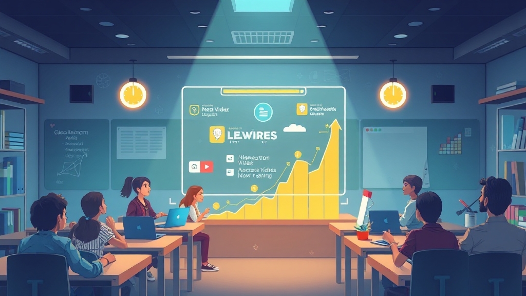 크레버스 러닝포털 소개 (illustration 스타일)