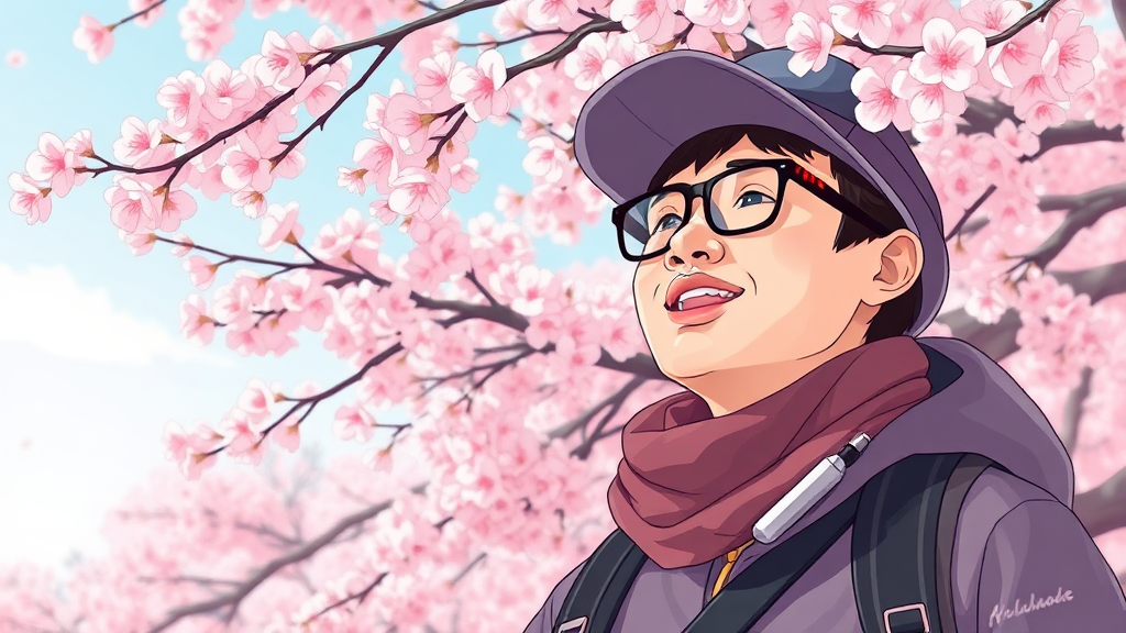 벚꽃 만개 타이밍 잡는 비법: 개화와 만개의 차이 (illustration 스타일)