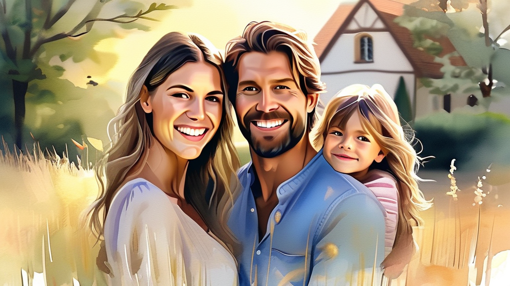 LH 전세임대주택 제도란 무엇인가요? (watercolor 스타일)