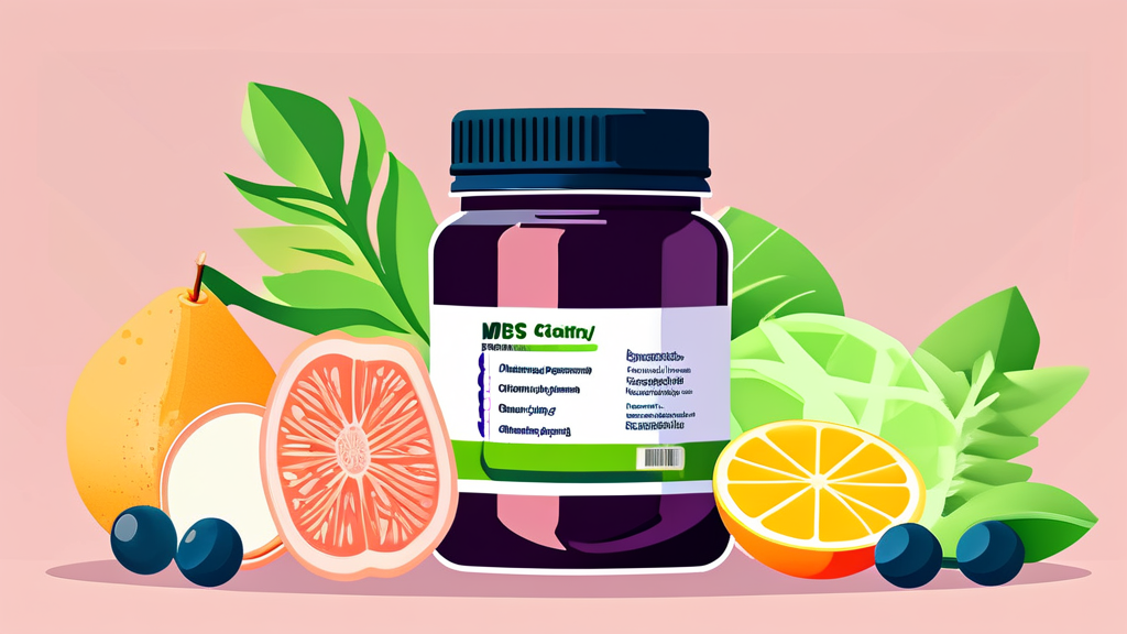 다이어트 보조제, 이것만은 꼭 확인하세요 (illustration 스타일)