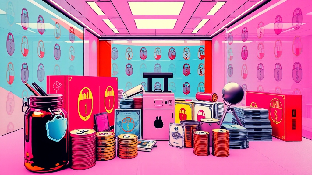 파킹통장 선택 시 필수 고려사항 (popart 스타일)