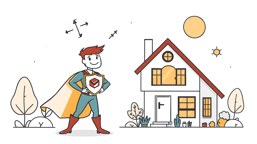 월세보증금 보증보험이란? (illustration 스타일)