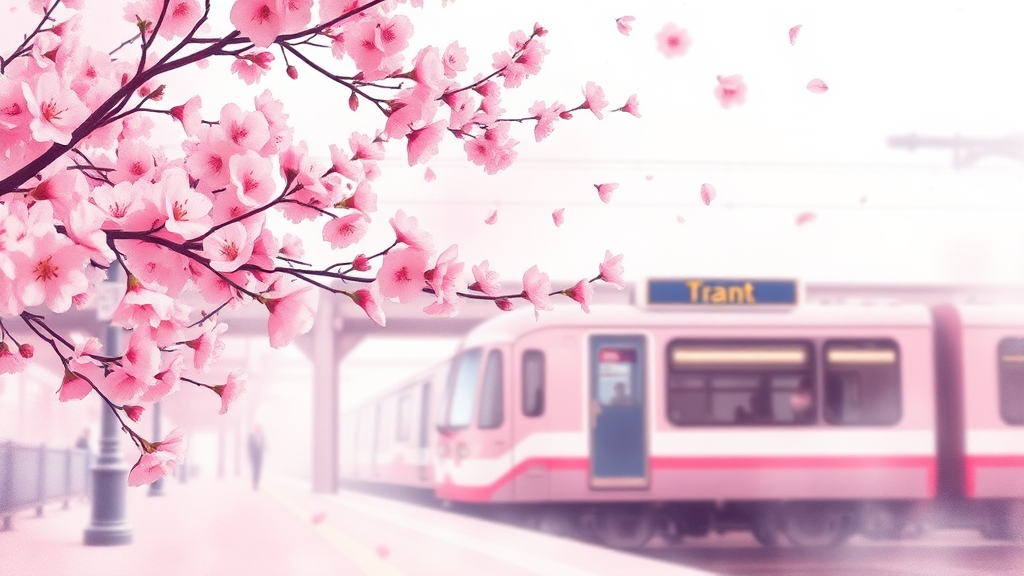 특별한 벚꽃 디자인의 매력 (watercolor 스타일)