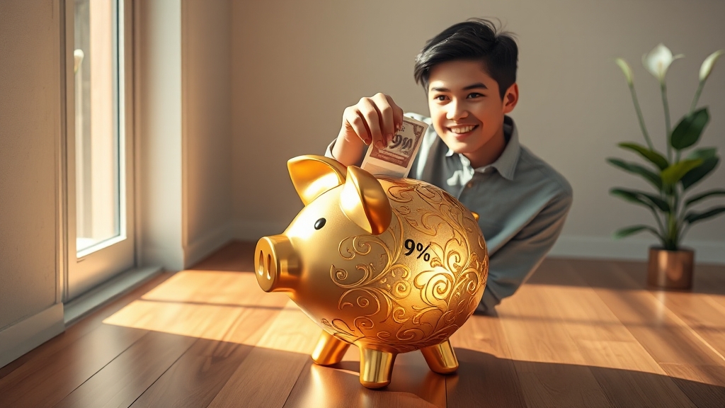 청년도약계좌 핵심 정보 (realistic 스타일)