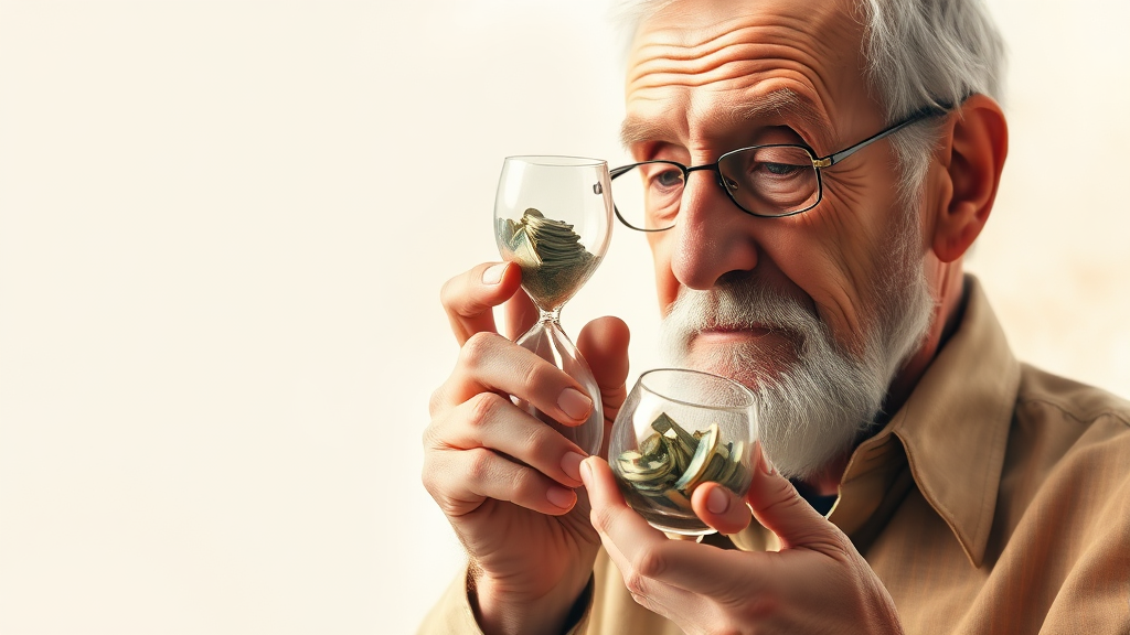 조기수령 감액률 및 계산 (watercolor 스타일)