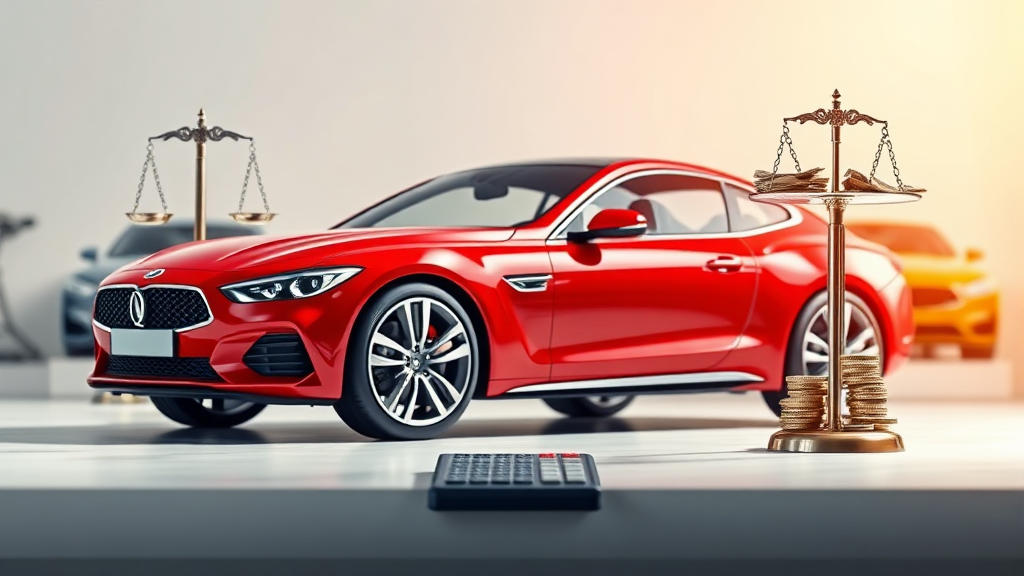 렌트/리스/할부 비교 분석 (realistic 스타일)