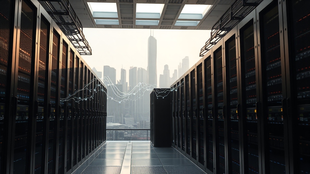 AI 인프라 투자 동향 분석 (realistic 스타일)