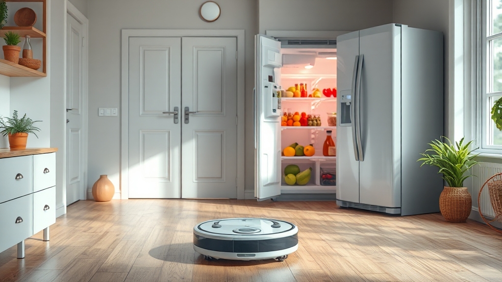 스마트 홈 자동화 기능 (realistic 스타일)