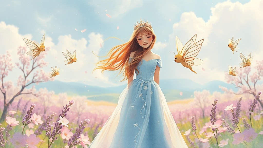 티니핑, 그게 뭔데요? (watercolor 스타일)