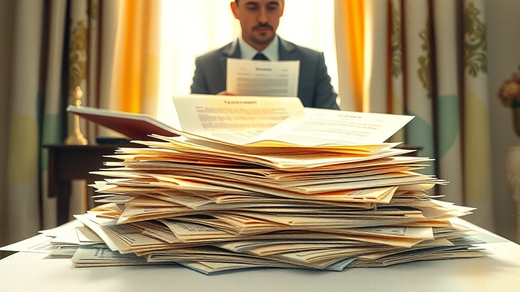 개인회생 준비 서류 및 주의사항 (realistic 스타일)