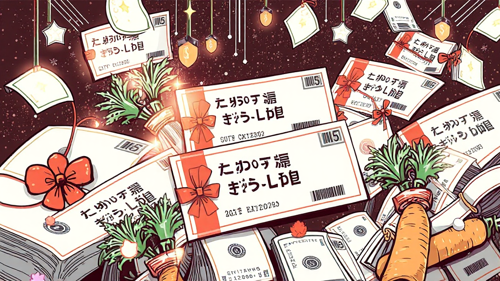 상품권 현금화 방법 및 주의사항 (illustration 스타일)