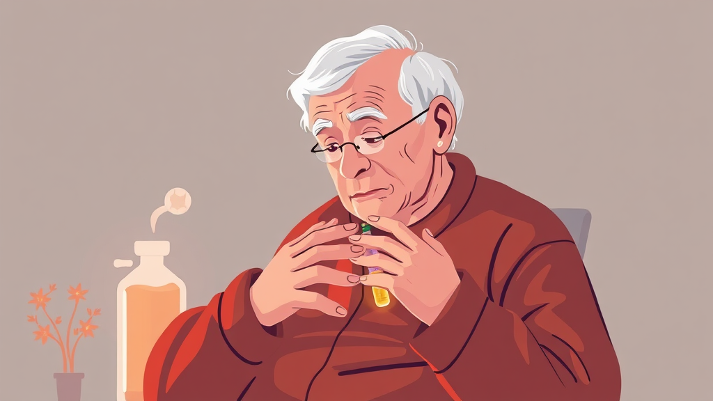 건강한 노년을 위한 폐렴 예방 전략 (illustration 스타일)