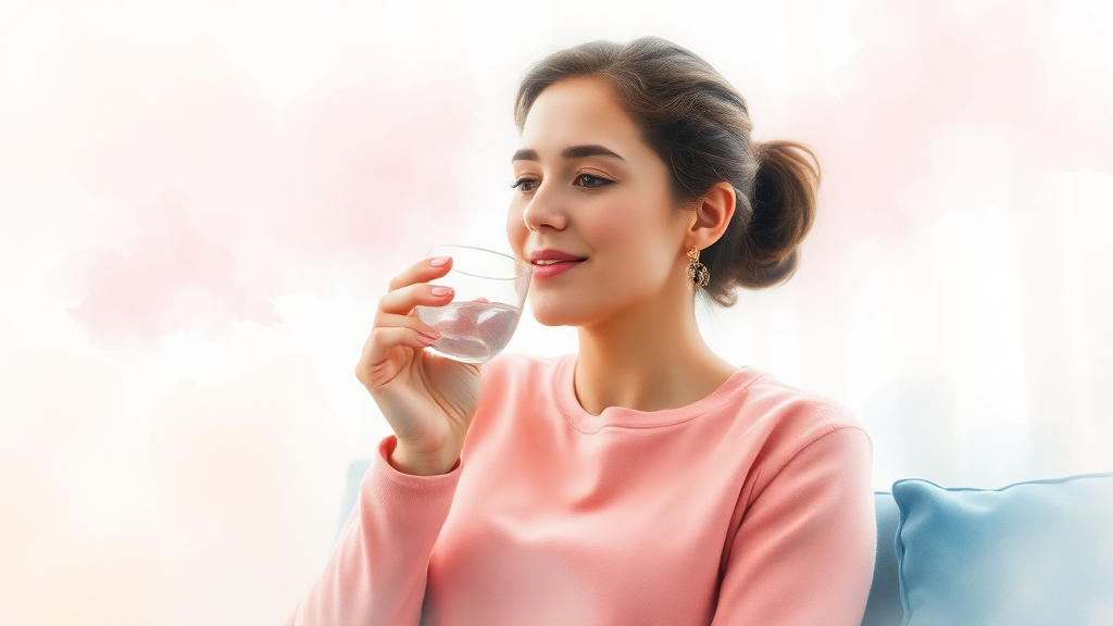 통풍 예방 및 관리: 생활 습관 개선 (watercolor 스타일)