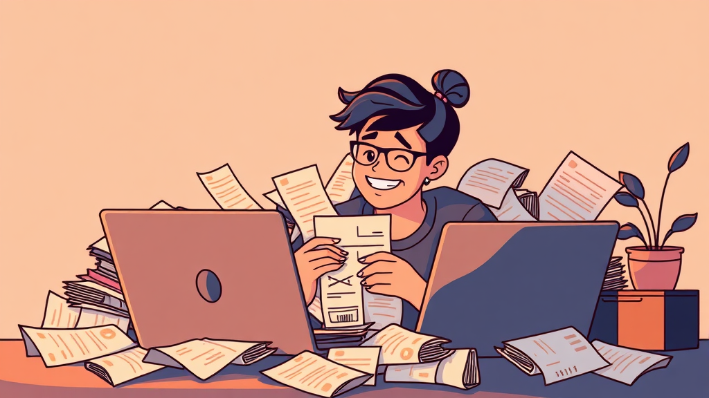 프리랜서 경비 처리 (illustration 스타일)